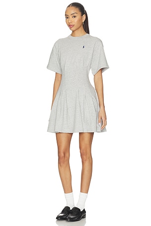 Polo Ralph Lauren Jersey Short Sleeve T-shirt Dress in Grey