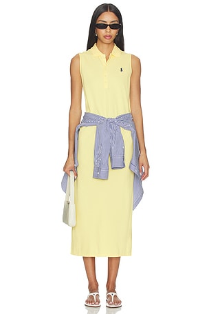 Mesh Knit Collared Polo Dress Polo Ralph Lauren