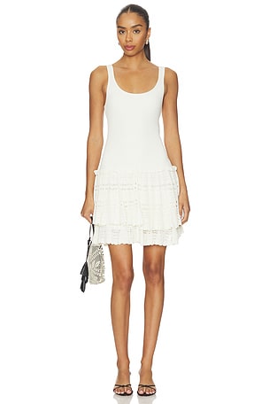 Viscose Cotton Fit & Flare Dress Polo Ralph Lauren