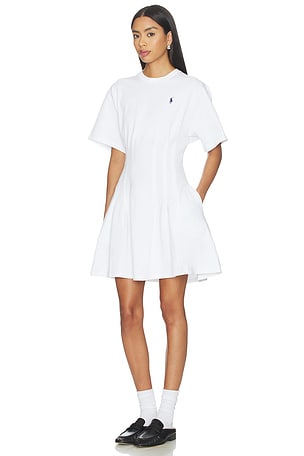Polo Ralph Lauren Jersey Short Sleeve T-shirt Dress in White. Size XXS. Also