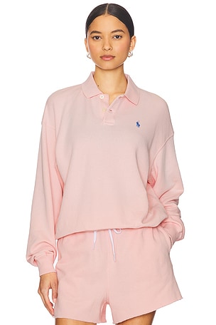 Island Fleece Long Sleeve Polo Sweatshirt Polo Ralph Lauren