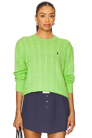 Cable Wool Cashmere Crewneck Sweater Polo Ralph Lauren