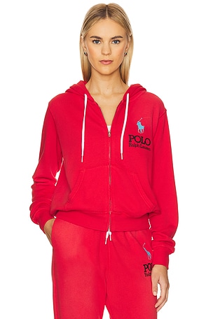 Big Pony Lightweight Fleece Zip Hoodie Polo Ralph Lauren