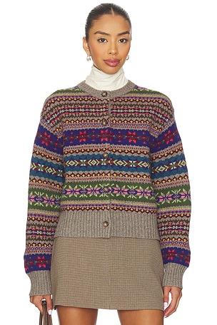 Fair Isle Buttoned Cardigan Polo Ralph Lauren