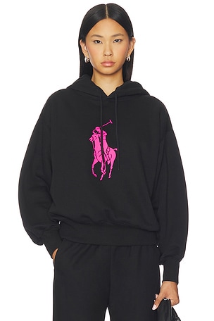 Pink Pony Winter Hood Sweatshirt Polo Ralph Lauren