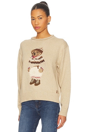 Polo Ralph Lauren Polo Bear Rollneck Sweater in Brown