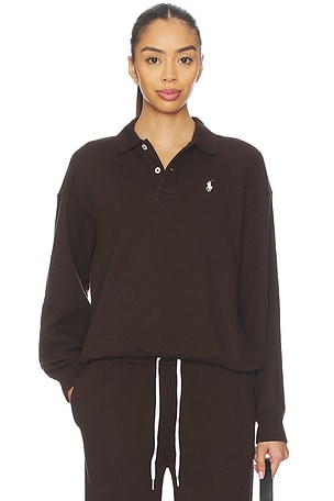 Polo-collar Fleece Pullover Polo Ralph Lauren