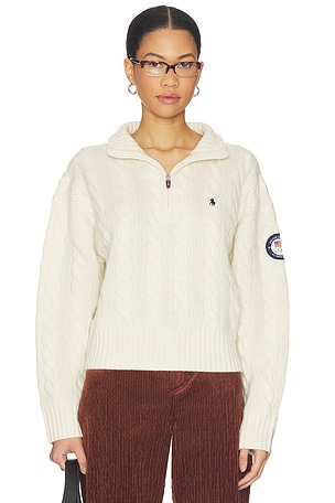 Wool Cashmere Half Zip Sweater Polo Ralph Lauren