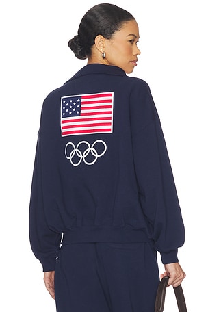 Vintage Fleece Mock Neck Pullover Polo Ralph Lauren