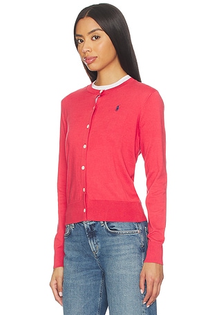 Polo Ralph Lauren Pima Cotton Cardigan in Red