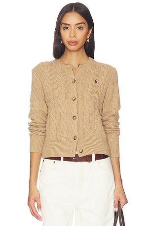 Cable Knit Wool Cashmere Cardigan Polo Ralph Lauren