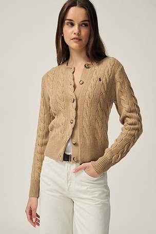 긴팔 크루넥 가디건 Polo Ralph Lauren