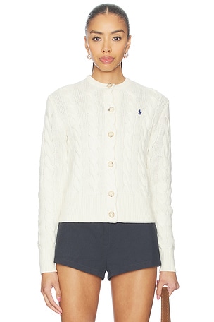 Cable Knit Wool Cashmere Cardigan Polo Ralph Lauren