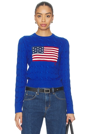 Cotton Crewneck Pullover Sweater Polo Ralph Lauren