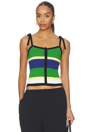 Cotton Tie Tank Top Sweater Polo Ralph Lauren