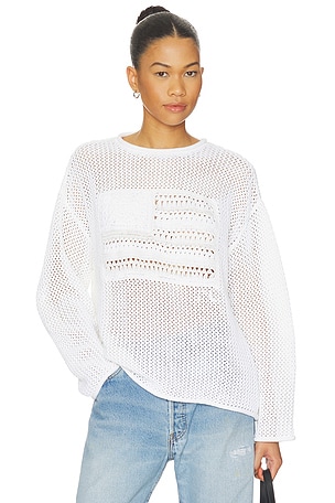 Cotton Blend Crew Neck Pullover Sweater Polo Ralph Lauren