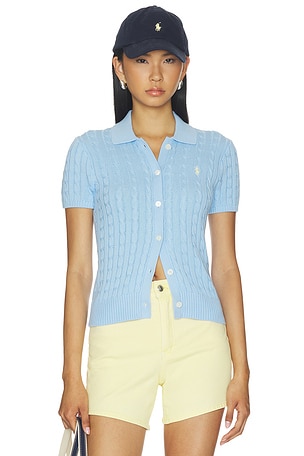 Cotton Short Sleeve Cardigan Polo Ralph Lauren