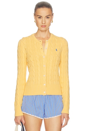 CARDIGÃ DE ALGODÃO DE MANGA COMPRIDA Polo Ralph Lauren