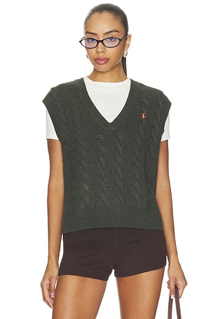 Wool Cashmere Sleeveless Pullover Polo Ralph Lauren