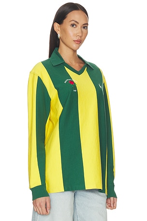 Polo Ralph Lauren Rugby Jersey Long Sleeve Polo Collar Pullover in Multi