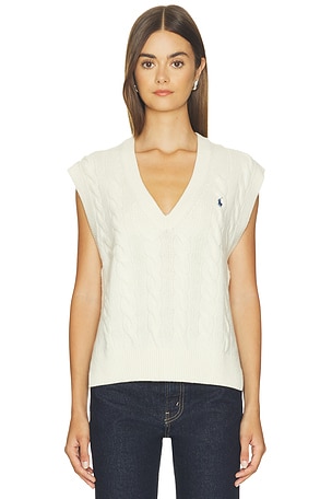 Wool Cashmere Sleeveless Pullover Polo Ralph Lauren