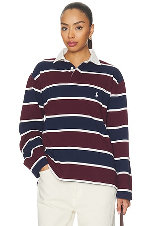 Vintage Rugby Polo Knit Pullover Polo Ralph Lauren