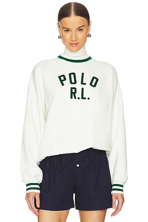 Vintage Fleece Polo Sweatshirt Polo Ralph Lauren