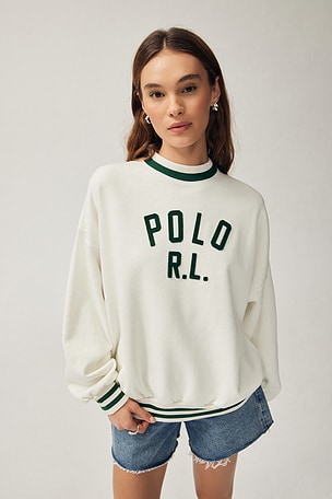 Vintage Fleece Polo Sweatshirt Polo Ralph Lauren
