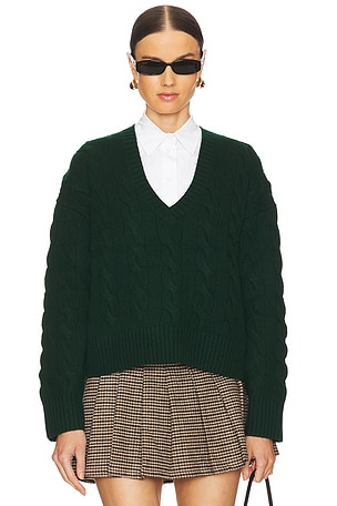 Cable Knit Long Sleeve Pullover Polo Ralph Lauren