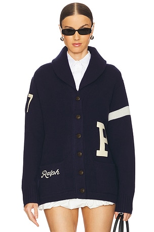 Varsity Long Sleeve Cardigan Polo Ralph Lauren