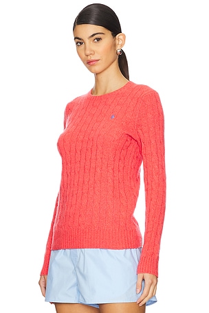 Polo Ralph Lauren Julianna Long Sleeve Pullover in Coral