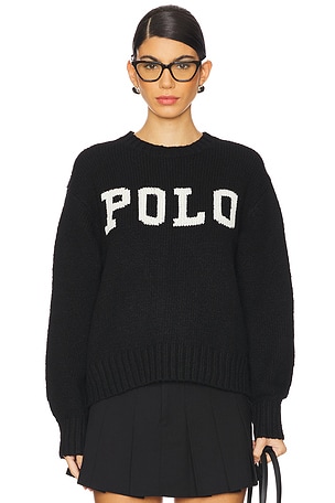 Intarsia Long Sleeve Pullover Polo Ralph Lauren