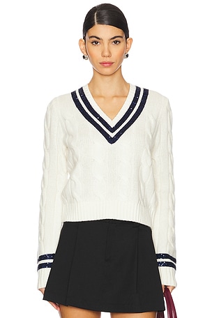 Sequined Wool-cashmere Cricket Sweater Polo Ralph Lauren