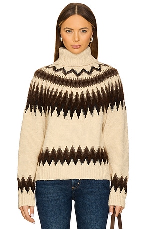 Fair Isle Wool-blend Turtleneck Polo Ralph Lauren