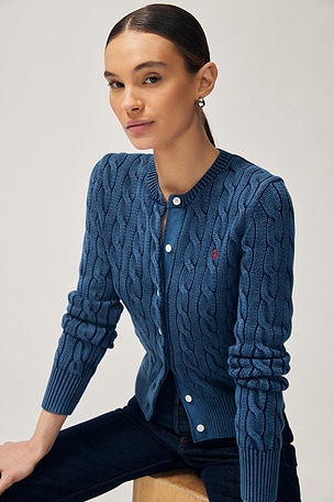 Cable-knit Cotton Cardigan Polo Ralph Lauren