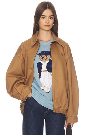 Cotton Twill Bomber Jacket Polo Ralph Lauren