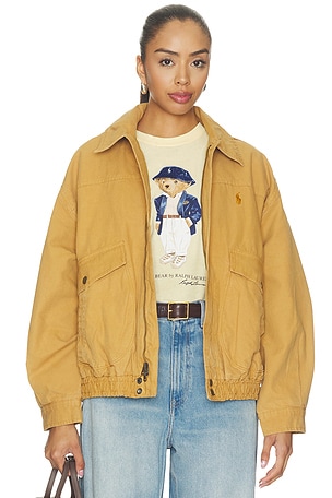Cotton Canvas Bomber Jacket Polo Ralph Lauren