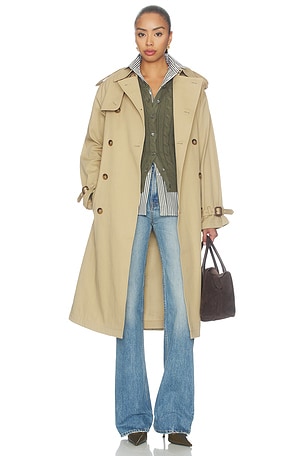 Cotton Twill Lined Trench Polo Ralph Lauren