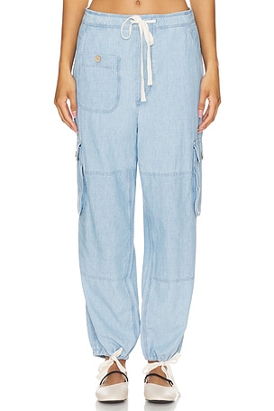 Polo Ralph Lauren Cargo Ankle Pant in Blue