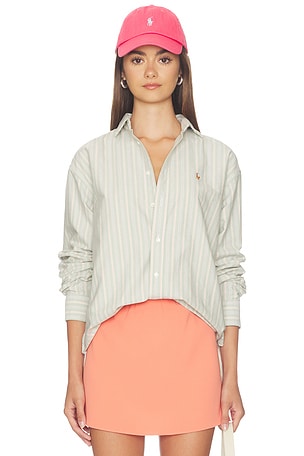 Oxford Long Sleeve Collared Sport Shirt Polo Ralph Lauren