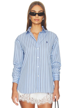 Cotton Long Sleeve Blouse Polo Ralph Lauren