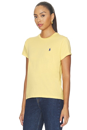 Polo Ralph Lauren Jersey Short Sleeve Crew Neck T-shirt in Yellow