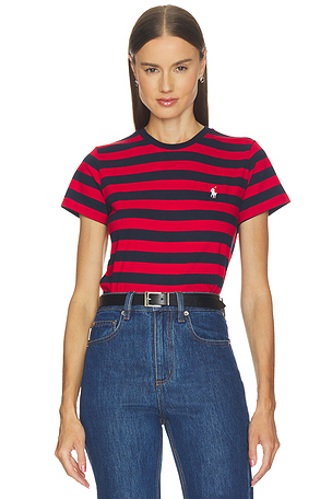 Cotton Jersey Short Sleeve Crew Neck T-Shirt Polo Ralph Lauren