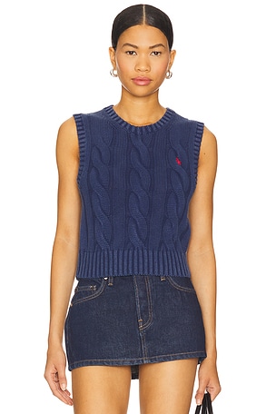 ТРИКОТАЖНЫЙ ЖИЛЕТ COTTON SLEVELESS Polo Ralph Lauren