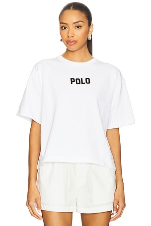 Logo Cotton Jersey Crewneck Tee Polo Ralph Lauren