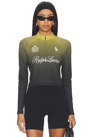 x REVOLVE Graphic Cropped Quarter Zip Sweatshirt Polo Ralph Lauren
