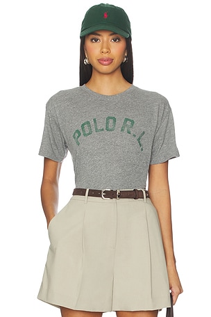 Logo Jersey Crewneck Tee Polo Ralph Lauren