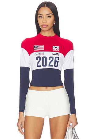 Jersey Knit Long Sleeve Mock Neck Shirt Polo Ralph Lauren