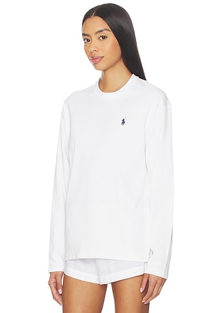 Polo Ralph Lauren T-SHIRT MANCHES LONGUES en Blanc