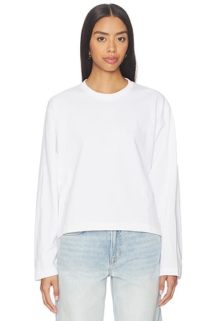 Jersey Crop Long Sleeve T-shirt Polo Ralph Lauren